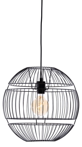 Moderna viseća svjetiljka crna 38 cm - Sphaera