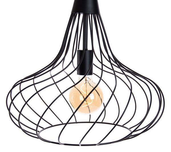 Moderne hanglamp zwart - Iggy