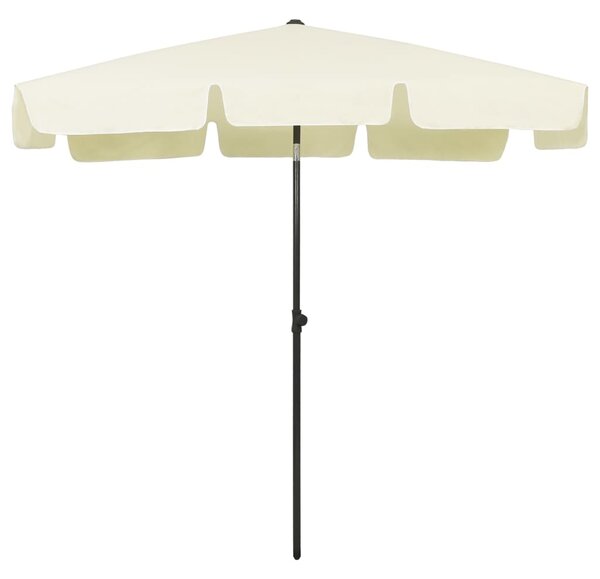 Suncobran za plažu žuta boja pijeska 200 x 125 cm - Žuta / 200 x 125 cm