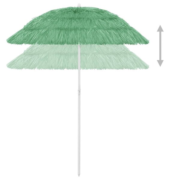 Suncobran za plažu Hawaii zeleni 180 cm - Zelena / 180 cm
