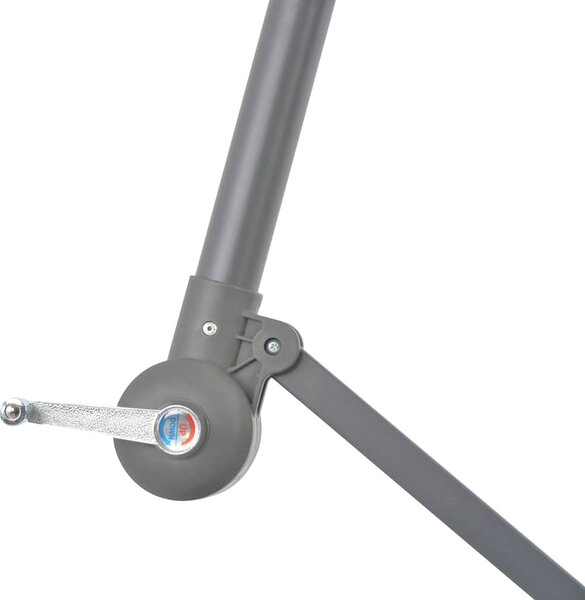 Konzolni vrtni suncobran s aluminijskim stupom 300 cm bordo - Crvena / N/A