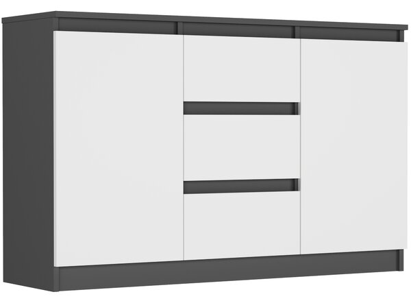 Komoda Relta (antracit + bijela)