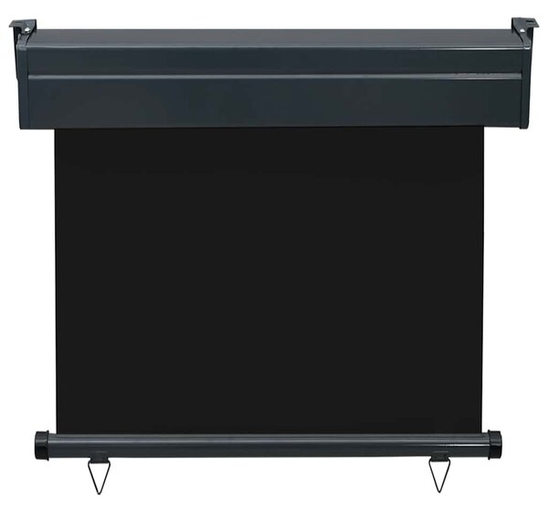 Balkonska bočna tenda 85 x 250 cm crna - Crna / 85 x 250 cm