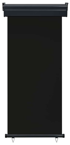 Balkonska bočna tenda 85 x 250 cm crna - Crna / 85 x 250 cm