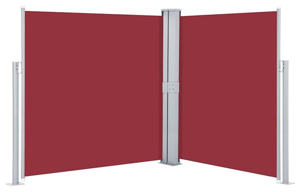 Uvlačiva bočna tenda 160 x 600 cm crvena - Crvena / 160 x 600 cm