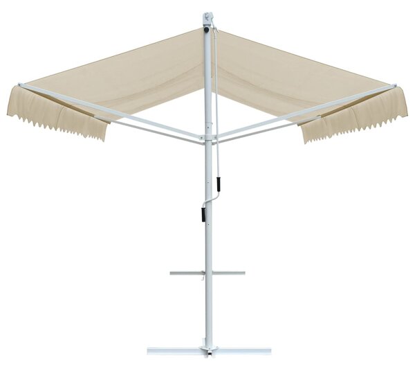 Samostojeća tenda 500 x 300 cm krem - Krema / 5 x 3 m