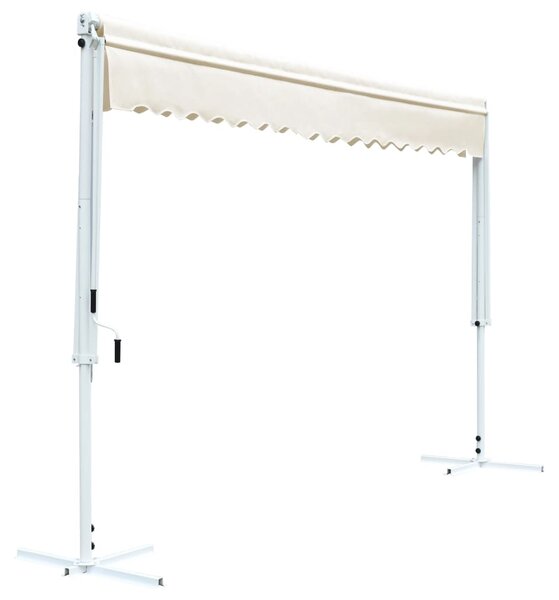 Samostojeća tenda 500 x 300 cm krem - Krema / 5 x 3 m