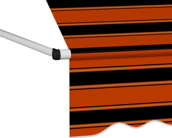 Tenda na ručno uvlačenje 100 cm narančasto-smeđa - Šarena / N/A