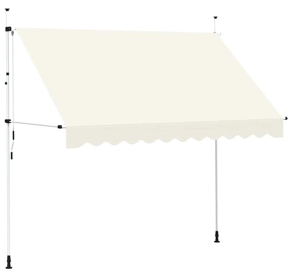 Tenda na ručno uvlačenje 300 cm krem - Krema / N/A