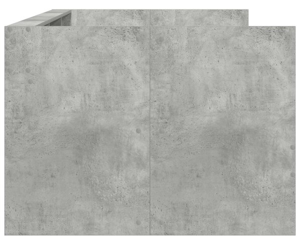 Dnevni krevet s ladicama Siva 90 x 200 cm Konstruirano drvo - Siva / 90 x 200 cm