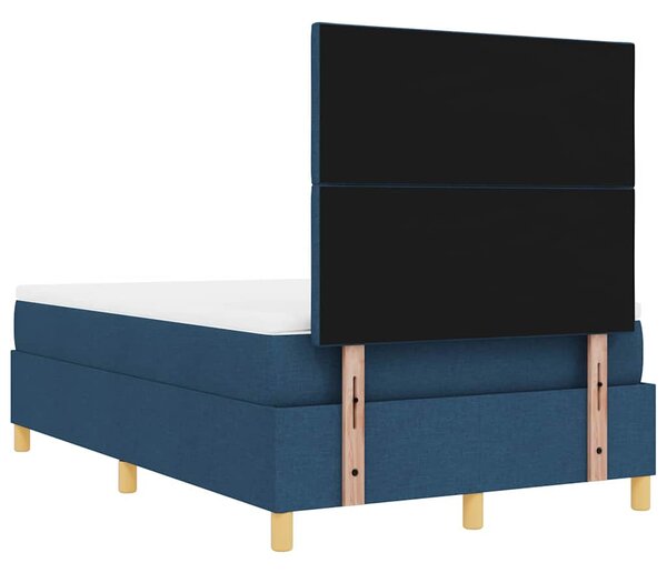 Krevet s opruga kutije s jastukom Plava 200 x 120 cm tkanina - Plava / 200 x 120 cm