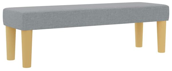 Krevet s opruga kutije Svjetlosiva 200 x 180 cm tkanina - Svjetlosiva / 200 x 180 cm