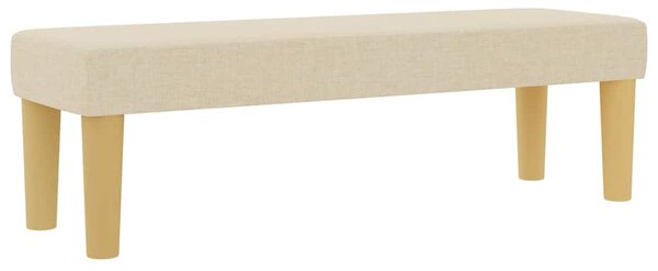 Krevet s opruga kutije s uzglavljem Krema 200 x 120 cm tkanina - Krem / 200 x 120 cm