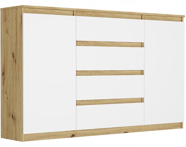 Zondo.hr Komoda Rubbon (artisan + bijela). Akcija -13%. 1151507
