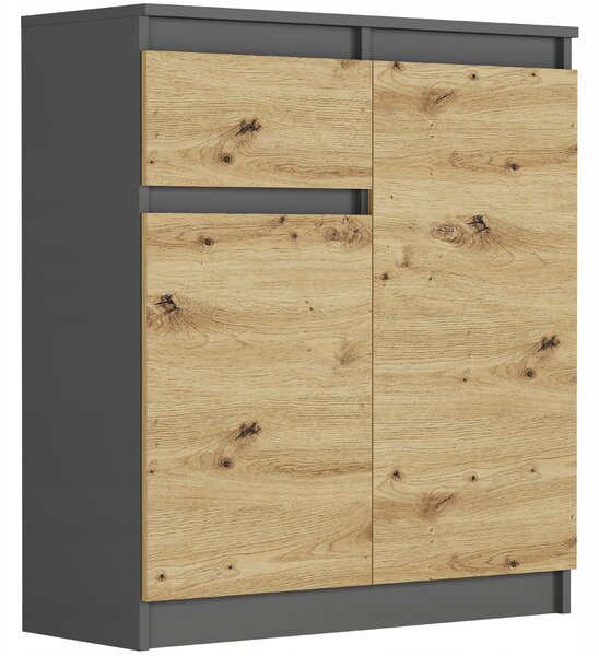 Komoda Refira (antracit + artisan)