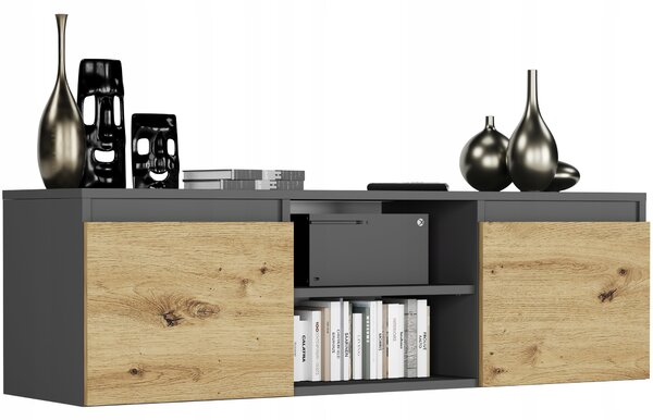 Zondo.hr TV stolić/ormarić Rivana (antracit + artisan). Akcija -20%. 1151559
