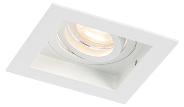 Set od 6 Moderni ugradbeni reflektor bijeli podesivi - Carree
