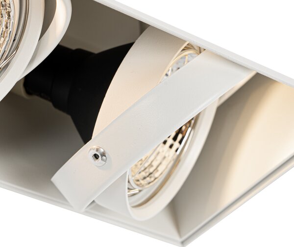 Set od 6 ugradbenih reflektora bijeli GU10 70mm 2-Light Trimless - Oneon