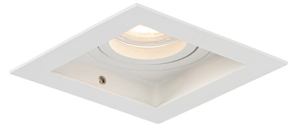 Set od 6 Moderni ugradbeni reflektor bijeli podesivi - Carree