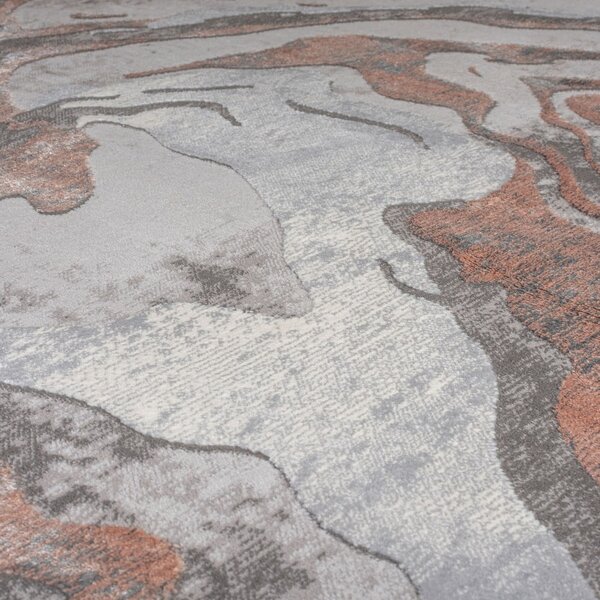 Sivi/bež tepih 80x150 cm Marbled – Flair Rugs