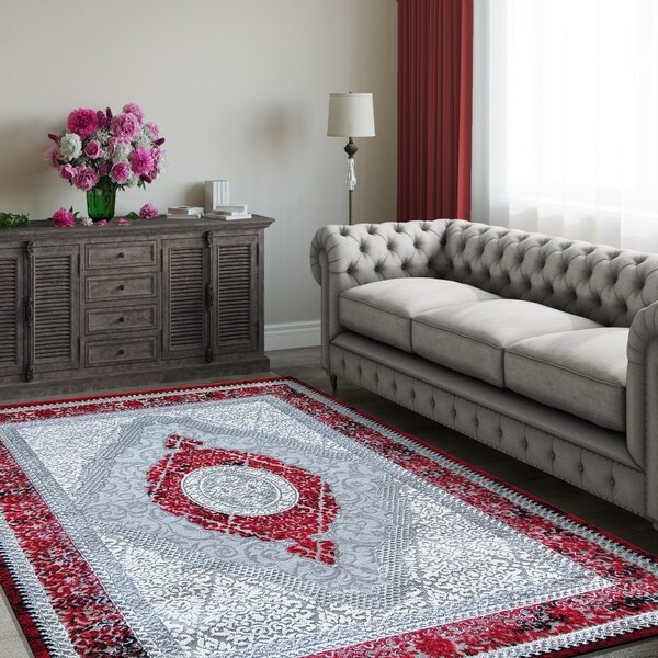 Ekskluzivni crveni tepih u vintage stilu Širina: 240 cm | Duljina: 330 cm