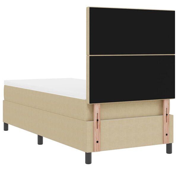 LED Box Spring Krevet Svijetlo siva i bijela. 80 x 200 cm - Siva / 80 x 200 cm