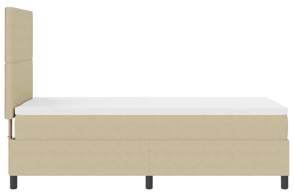 LED Box Spring Krevet Svijetlo siva i bijela. 80 x 200 cm - Siva / 80 x 200 cm