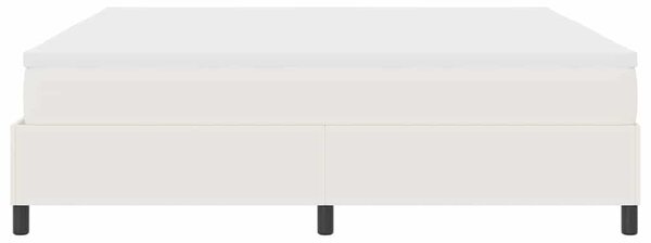 Krevet s opruga kutije Krema i bijela 200 x 200 cm - Krem / 200 x 200 cm