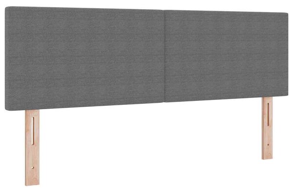 Krevet s opruga kutije Svijetlo siva i bijela. 140 x 190 cm - Svjetlosiva / 140 x 190 cm
