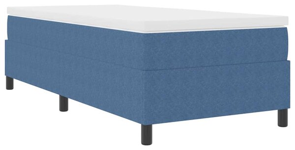 Krevet s opruga kutije Plava i bijela 80 x 200 cm - Plava / 80 x 200 cm