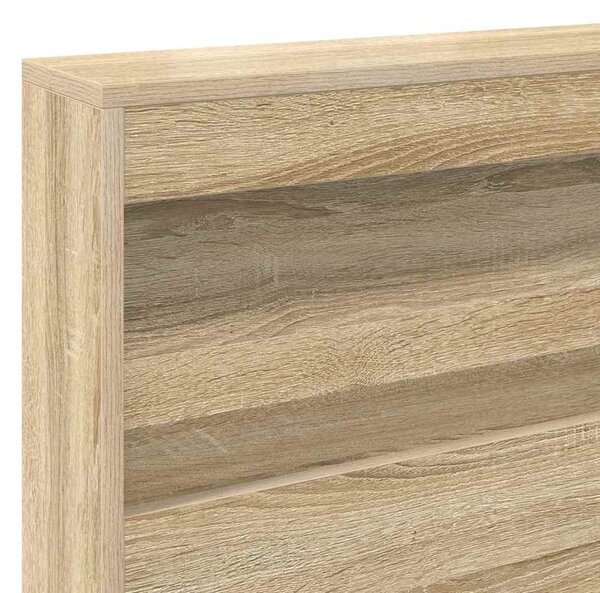 Krevet s policama Sonoma hrast 75 x 190 cm Konstruirano drvo - Smeđa / 75 x 190 cm