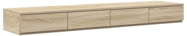 Krevet s ladicama Sonoma hrast 140 cm Konstruirano drvo - Smeđa / 140 cm
