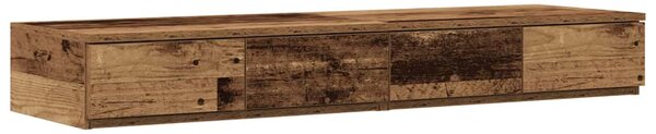 Krevet s ladicama Staro drvo 120 cm Konstruirano drvo - Smeđa / 120 cm