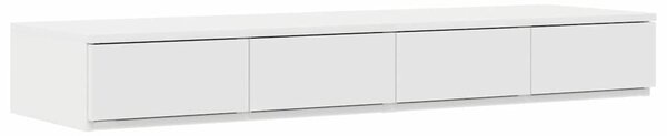 Krevet s ladicama s ladicama Bijelo 120 cm Konstruirano drvo - Bijela / 120 cm