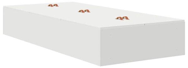 Krevet s ladicama s ladicama Bijelo 100 cm Konstruirano drvo - Bijela / 100 cm
