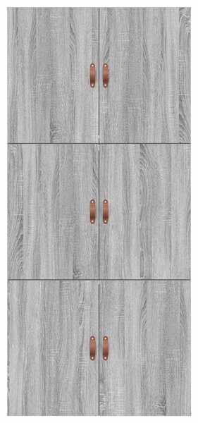 Krevet s ladicama Siva Sonoma 80 x 200 cm Konstruirano drvo - Siva / 80 x 200 cm