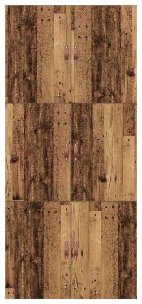 Krevet s ladicama Staro drvo 70 x 190 cm Konstruirano drvo - Smeđa / 70 x 190 cm