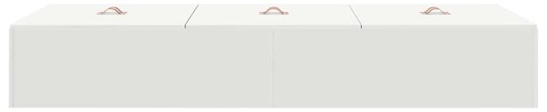 Krevet s ladicama Bijelo 100 x 200 cm Konstruirano drvo - Bijela / 100 x 200 cm