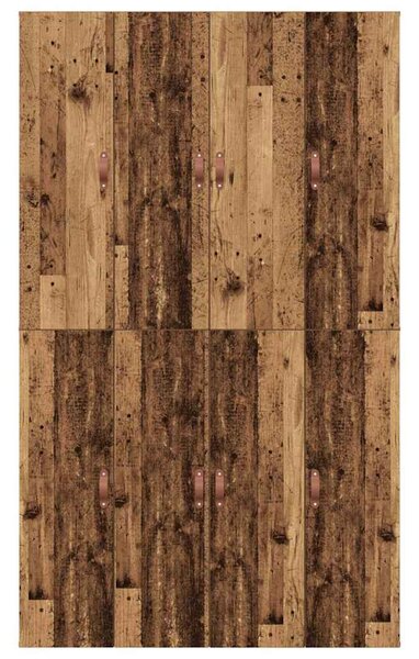Krevet s ladicama Staro drvo 120 x 200 cm Konstruirano drvo - Smeđa / 120 x 200 cm