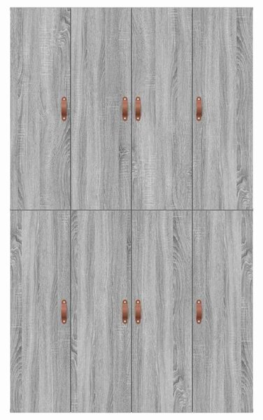 Krevet s ladicama Siva Sonoma 120 x 200 cm Konstruirano drvo - Siva / 120 x 200 cm