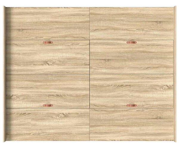 Krevet s ladicama Sonoma hrast 135 x 190 cm Konstruirano drvo - Smeđa / 135 x 190 cm