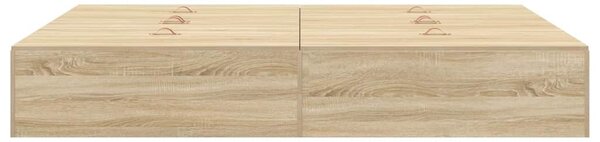 Krevet s ladicama Sonoma hrast 150 x 200 cm Konstruirano drvo - Smeđa / 150 x 200 cm