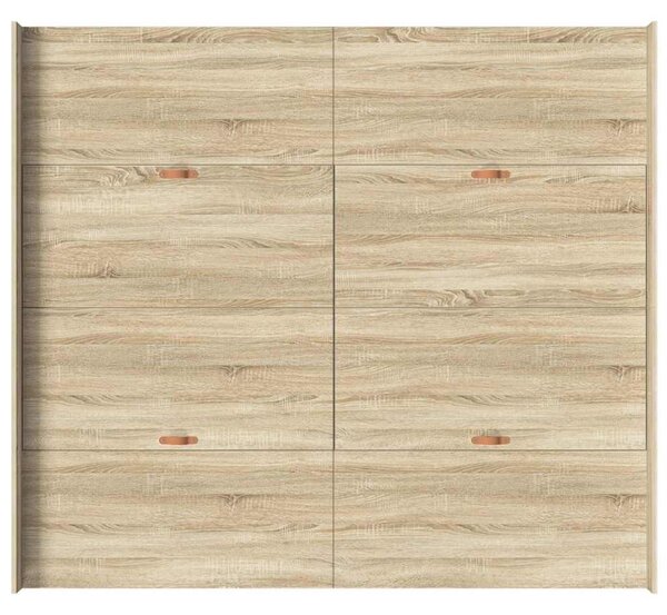 Krevet s ladicama Sonoma hrast 180 x 200 cm Konstruirano drvo - Smeđa / 180 x 200 cm