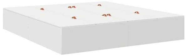Krevet s ladicama Bijelo 180 x 200 cm Konstruirano drvo - Bijela / 180 x 200 cm