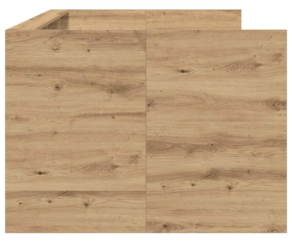 Krevet na dan Umjetnički hrast 75 x 190 cm Konstruirano drvo - Smeđa / 75 x 190 cm