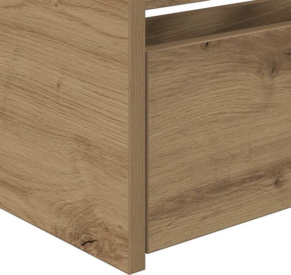Krevet na dan Umjetnički hrast 75 x 190 cm Konstruirano drvo - Smeđa / 75 x 190 cm