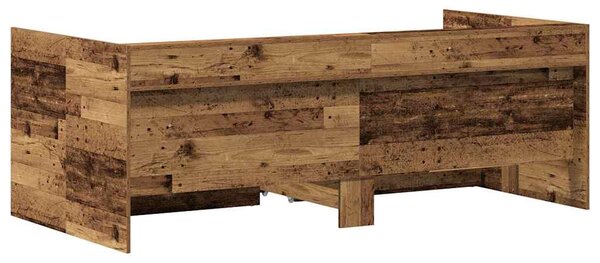 Krevet na dan Staro drvo 75 x 190 cm Konstruirano drvo - Smeđa / 75 x 190 cm