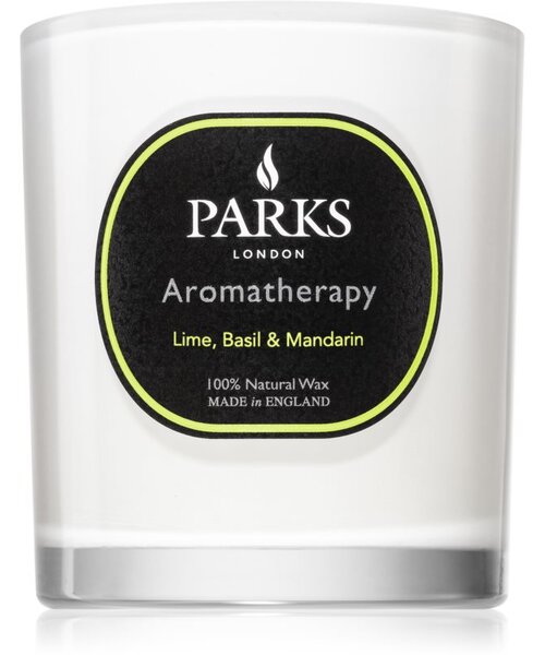 Parks London Aromatherapy Lime, Basil & Mandarin mirisna svijeća 220 g