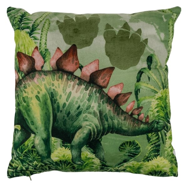 Ukrasni jastučić STEGOSAURUS 40x40 cm, zeleni