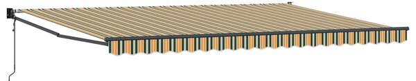 Nadstrešnica Šareni 500 × 300 cm Poliester i metal - Višebojno / 500 × 300 cm